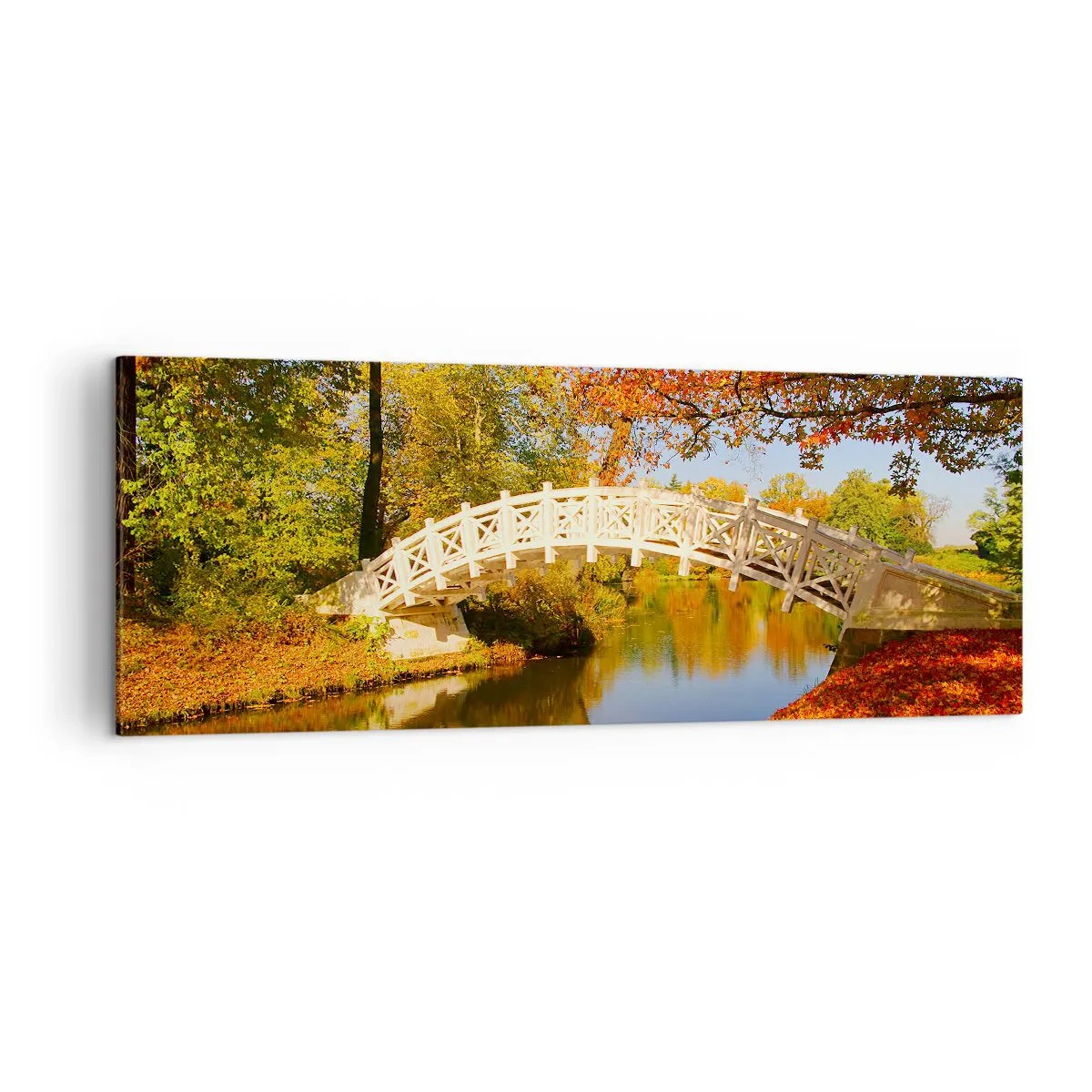 Canvas picture - On a White Bridge of Sighs - 140x50 cm