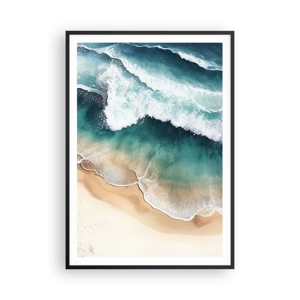 Poster in black frame - Eternal Encounter - 70x100 cm