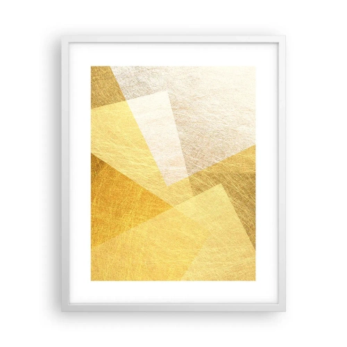 Poster in white frmae - Weather of Geometry - 40x50 cm
