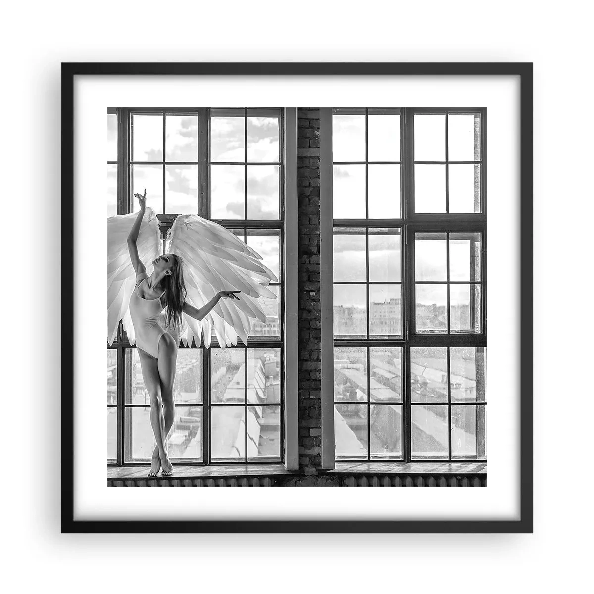 Poster in black frame - City of Angels? - 50x50 cm