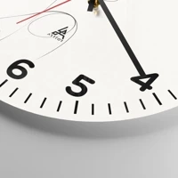 Clock face with numbers