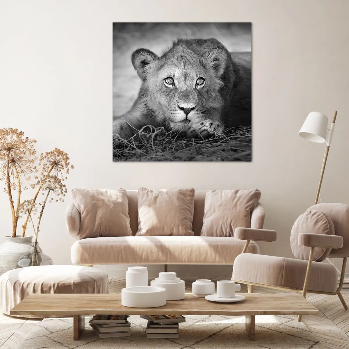 Canvas picture - Royal Puppy - 70x70 cm