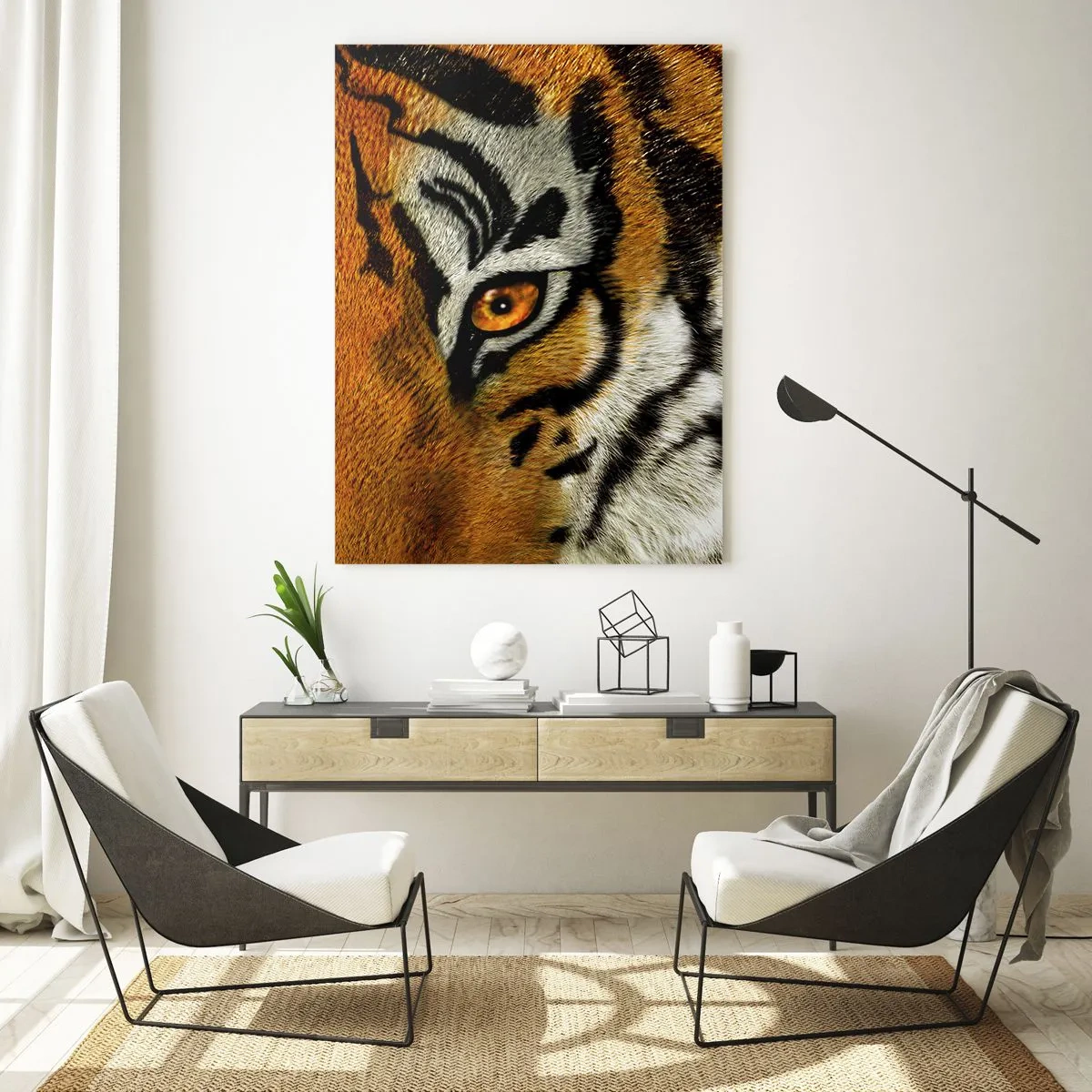 Glass picture - Fearsome and Beautiful - 50x70 cm
