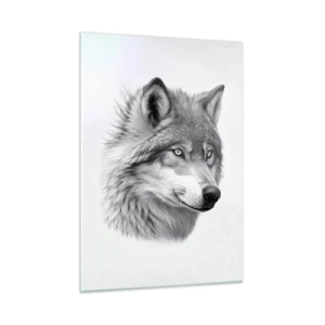 Glass picture - Alpha - Without a Doubt - 50x70 cm