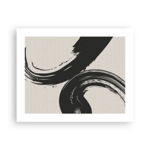 Poster - With Big Circural Strokes - 50x40 cm