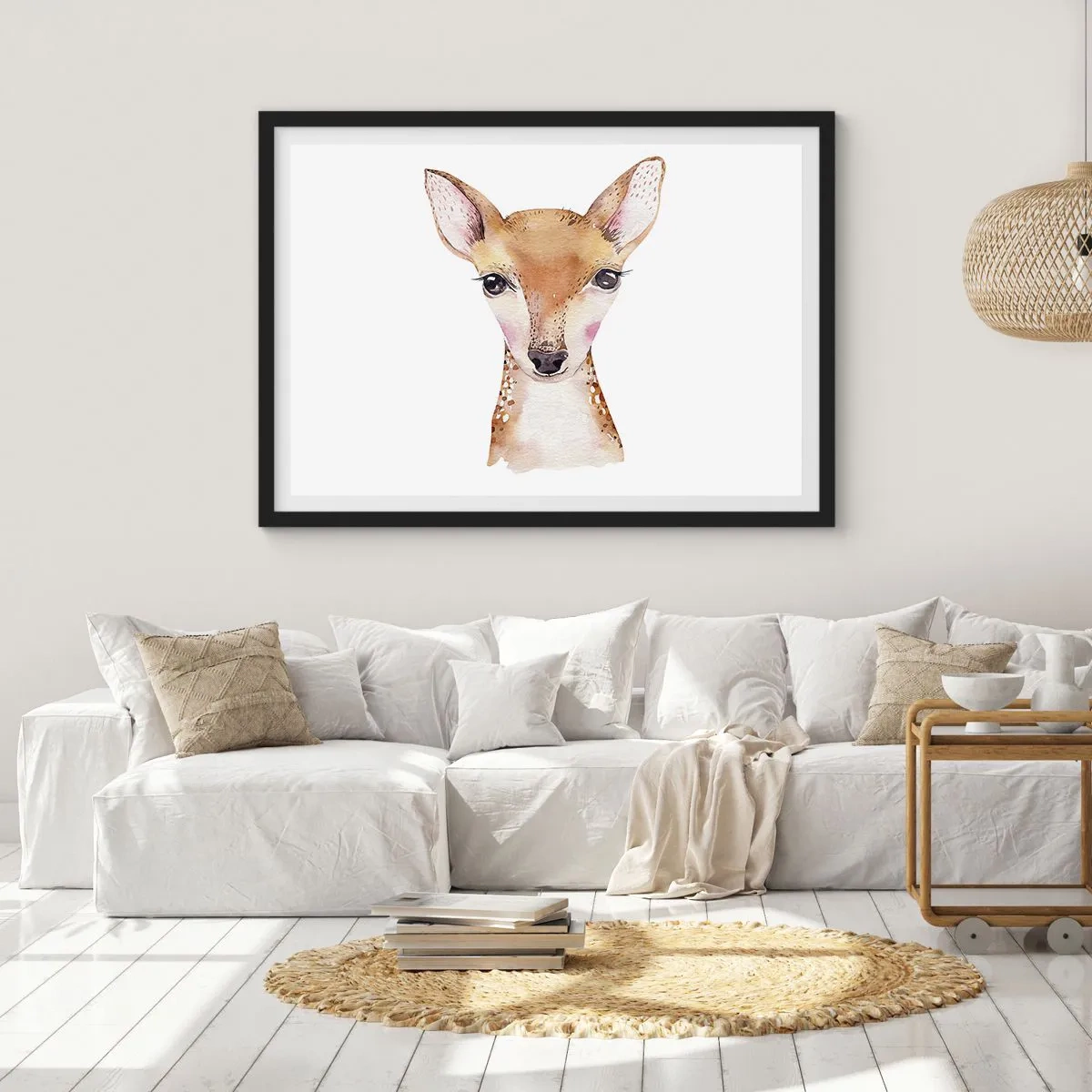 Poster in black frame - Nature of Innocence - 100x70 cm