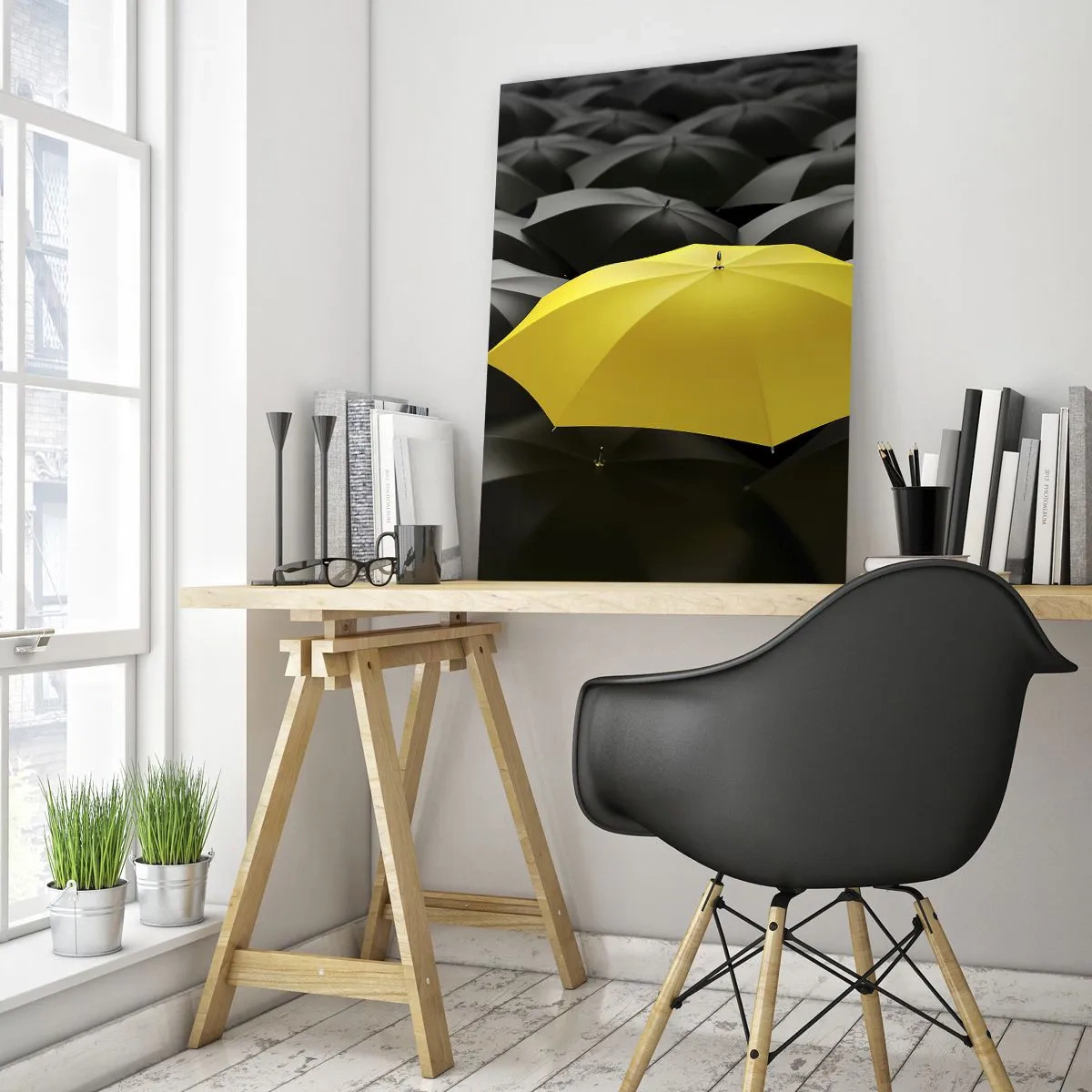 Glass picture - Goodbye Sadness - 50x70 cm