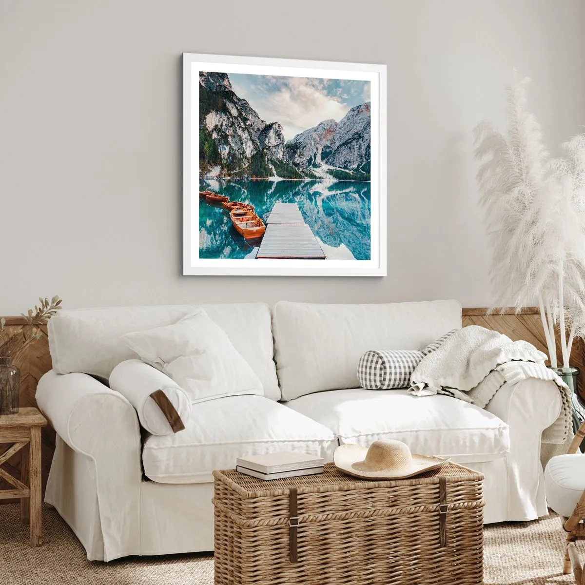 Poster in white frmae - We Will Show You Beauty - 30x30 cm