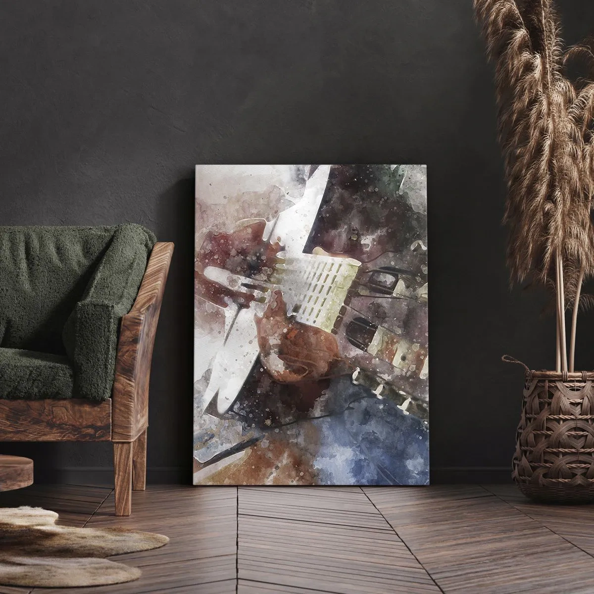 Canvas picture - And What do You Think? - 55x100 cm