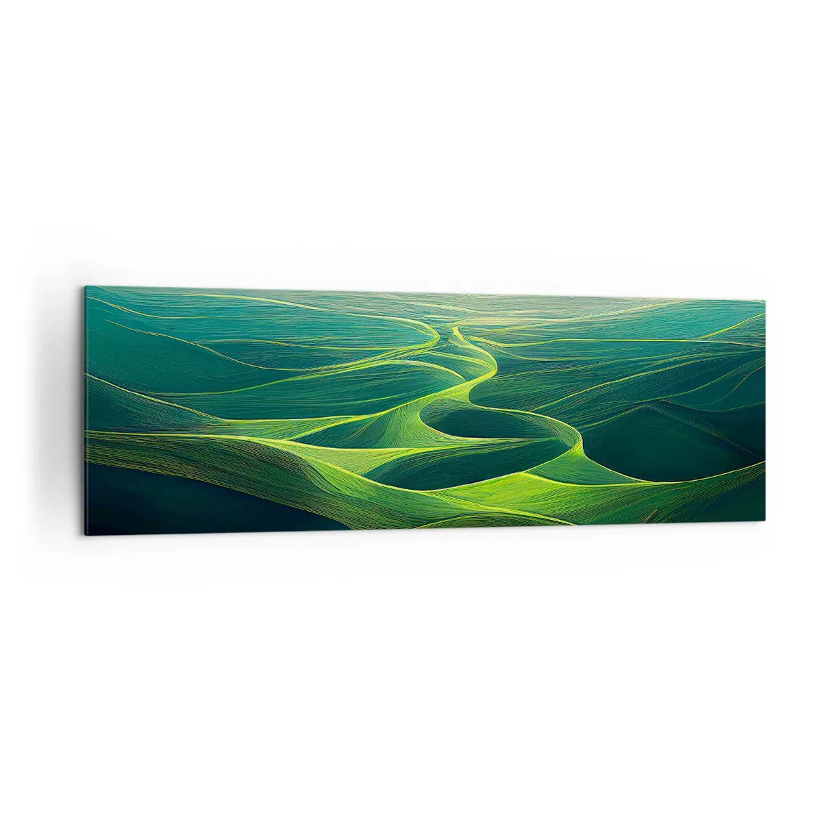 Canvas picture - In Green Valleys - 160x50 cm