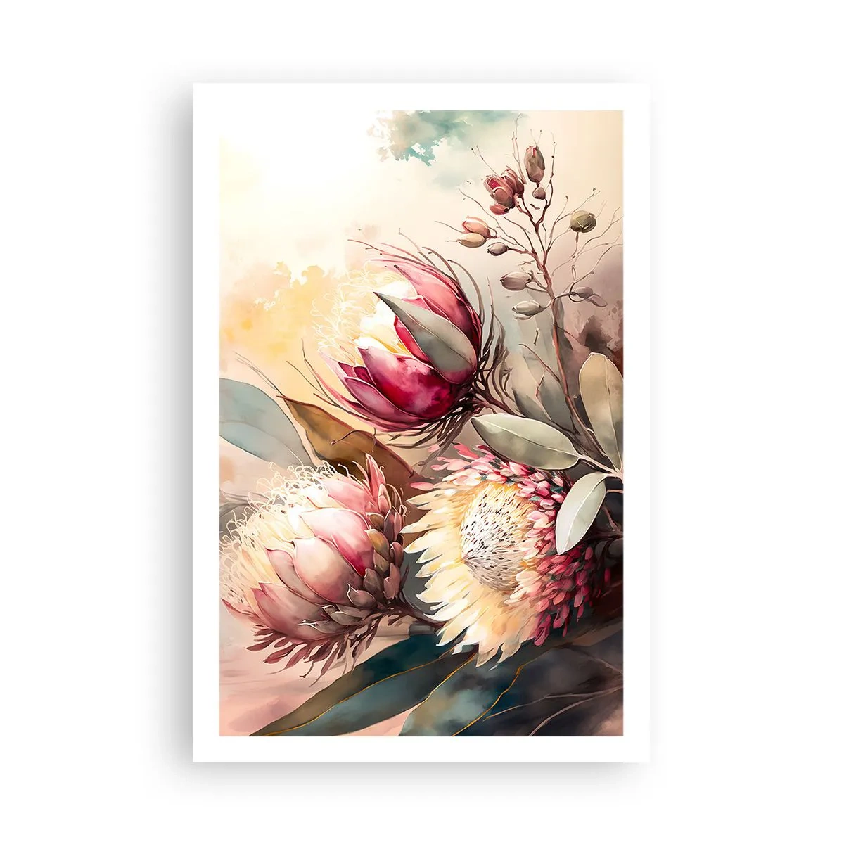 Poster - Profile and En Face - 61x91 cm