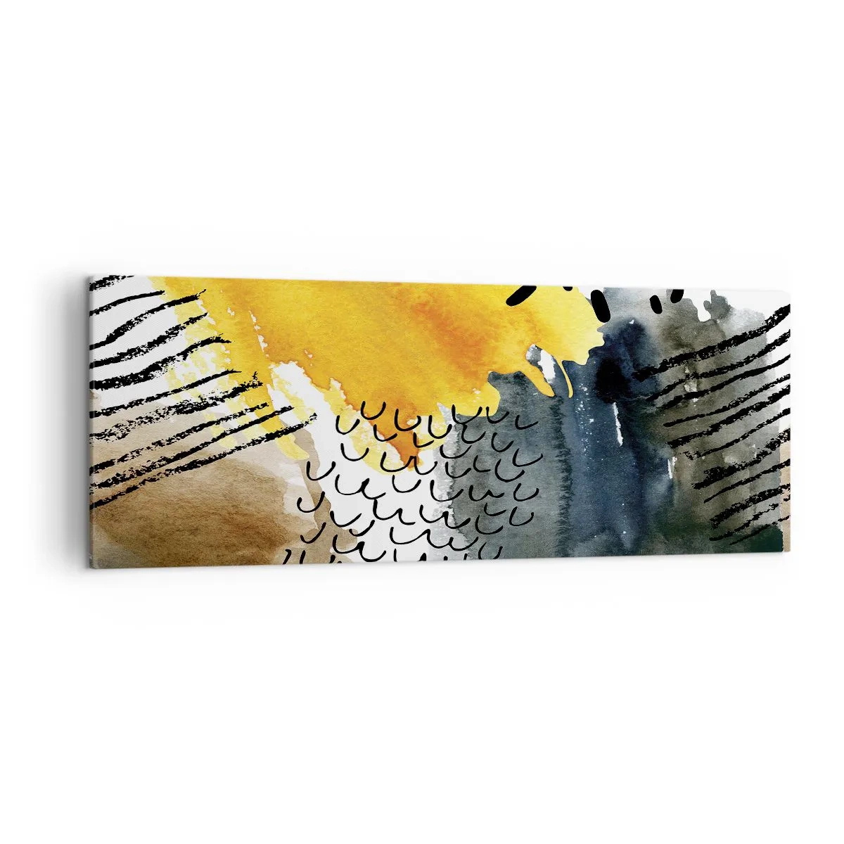 Canvas picture - Meeting of Elements - 140x50 cm