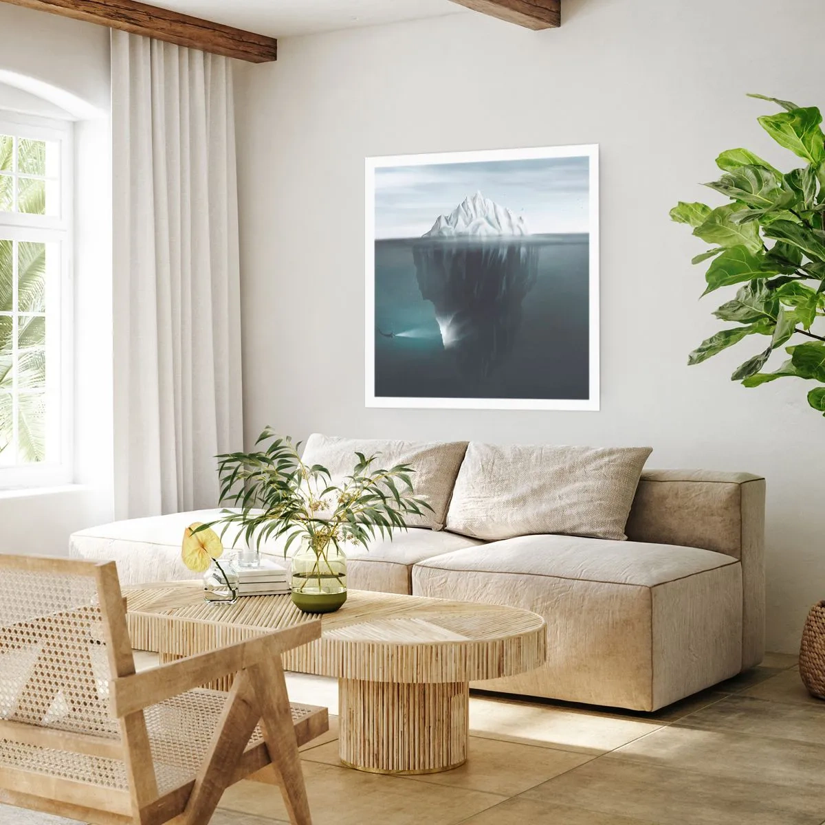 Poster - Underwater Secret - 40x40 cm