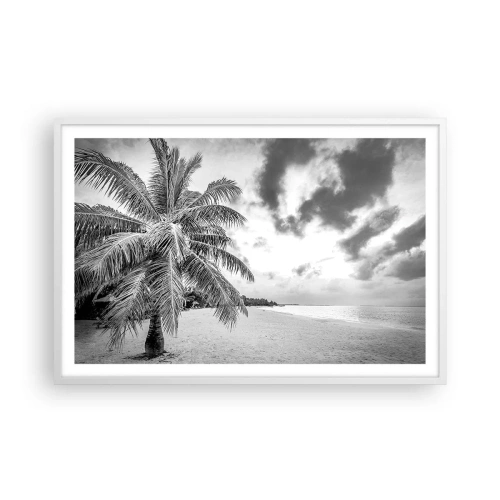 Poster in white frmae - When You Miss Loneliness… - 91x61 cm