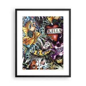 Poster in black frame - Dream of a Tattoo Artist - 40x50 cm