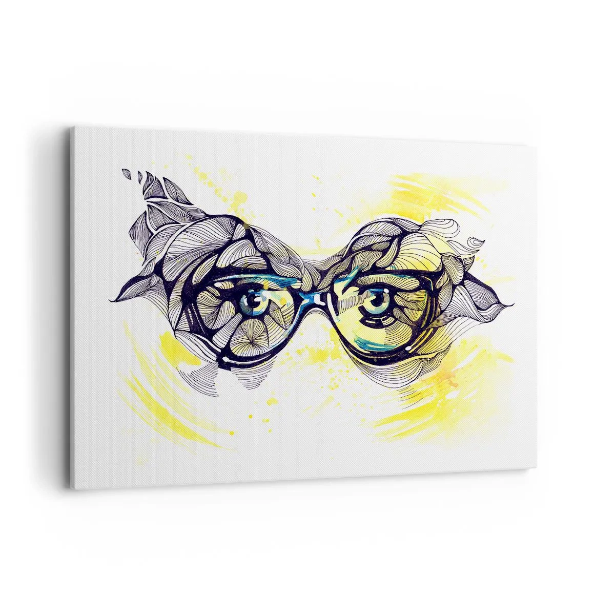 Canvas picture - Through Blue Glasses - 120x80 cm