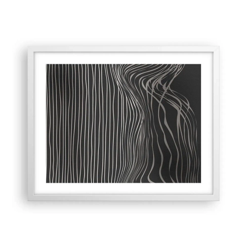 Poster in white frmae - Rhythm and Accent - 50x40 cm