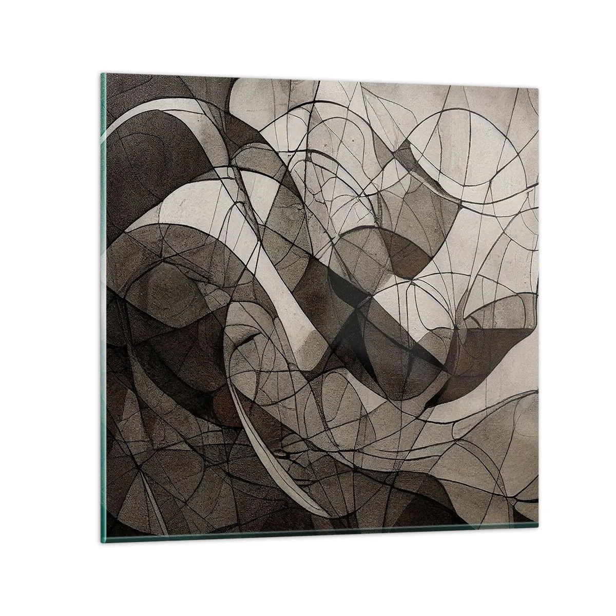 Glass picture - Circulation of the Colours of the Earth - 30x30 cm