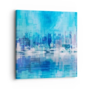 Canvas picture - Sunk in Blue - 30x30 cm