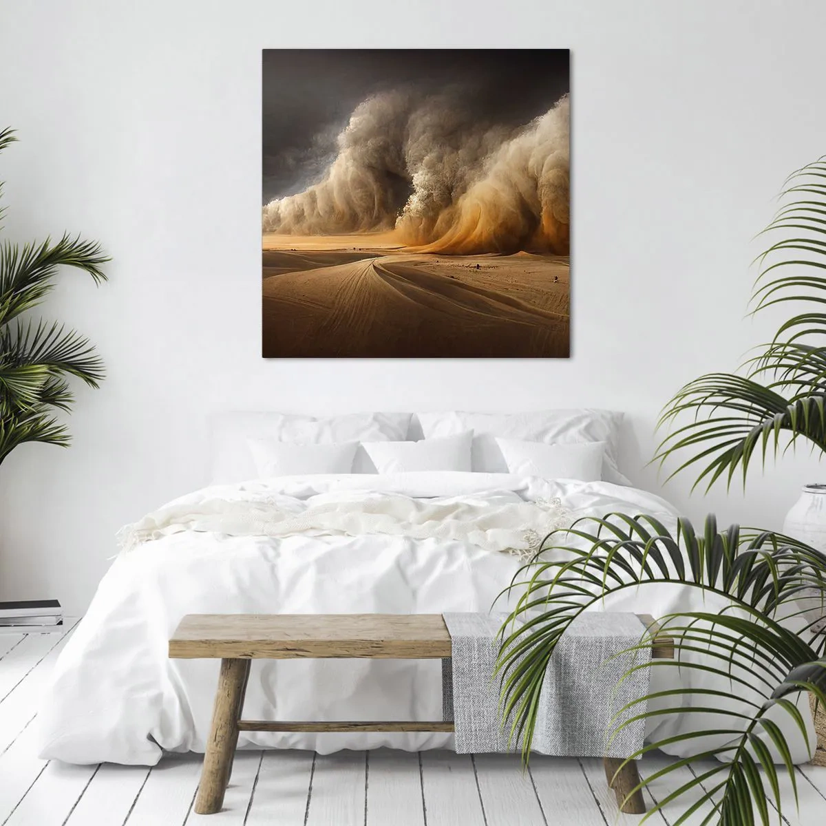 Canvas picture - Rage of the Desert - 40x40 cm