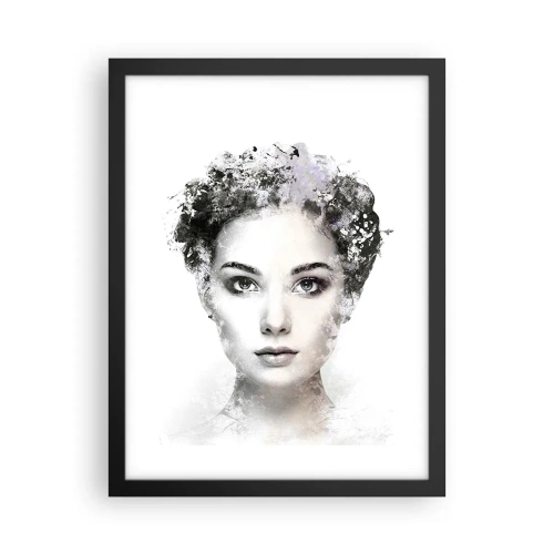 Poster in black frame - Extremely Stylish Portrait - 30x40 cm
