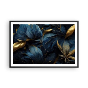 Poster in black frame - Lined with Gold - 91x61 cm