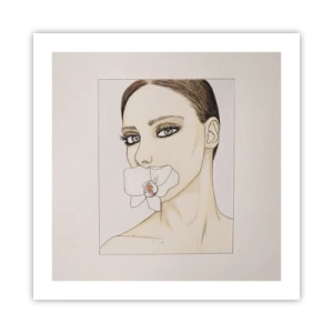 Poster - Symbol of Elegance and Beauty - 50x50 cm