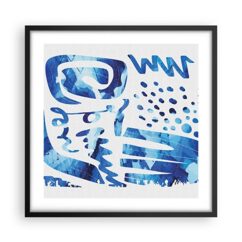 Poster in black frame - Return to the Roots - 50x50 cm