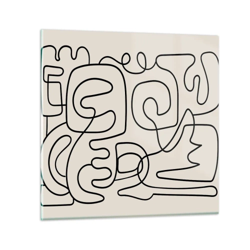 Glass picture - Tracing - 50x50 cm