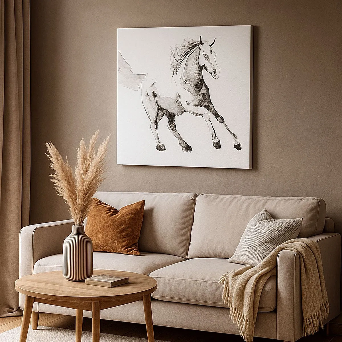 Canvas picture - Untamed Soul - 30x30 cm