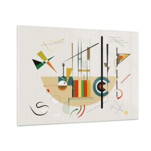 Glass picture - And the World Laughs - 100x70 cm