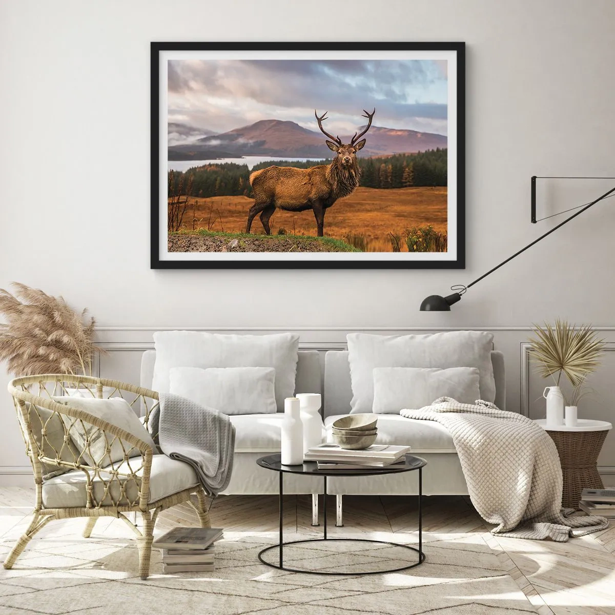 Poster in black frame - Majesty of Nature - 70x50 cm