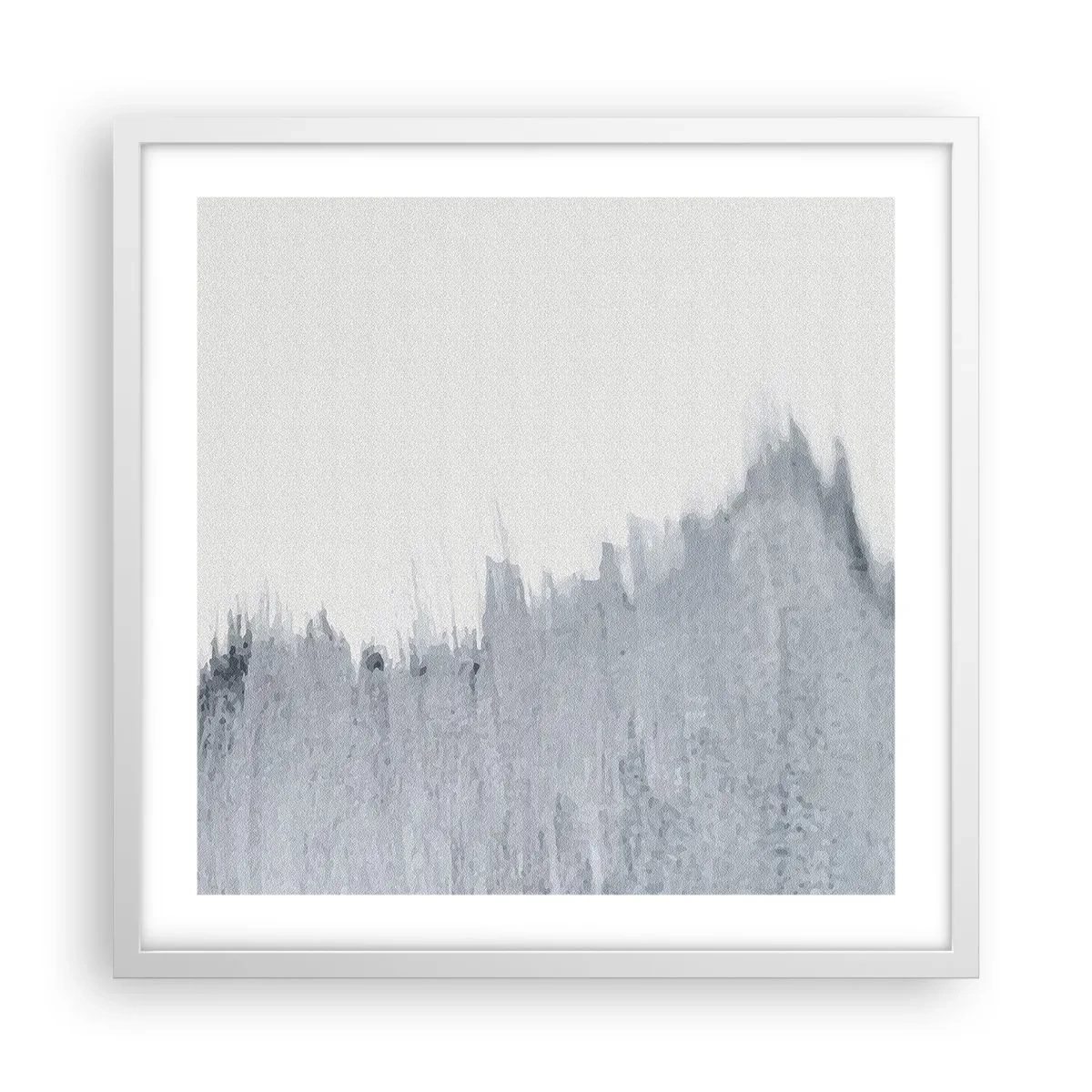 Poster in white frmae - Mysterious Writing - 50x50 cm