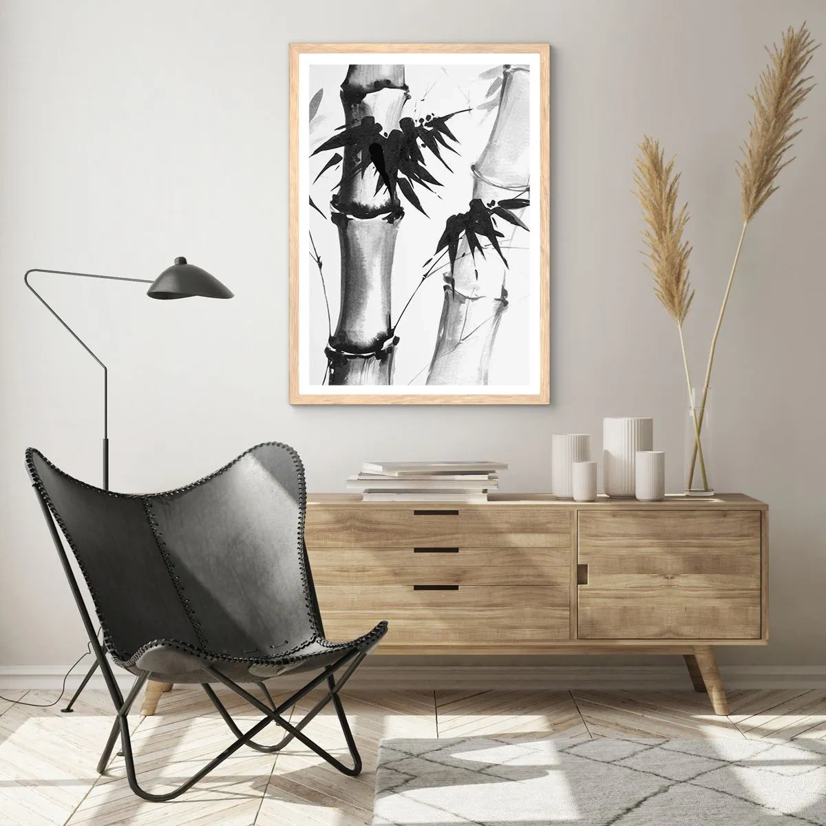 Poster in light oak frame - Close-up to the Orient - 30x40 cm