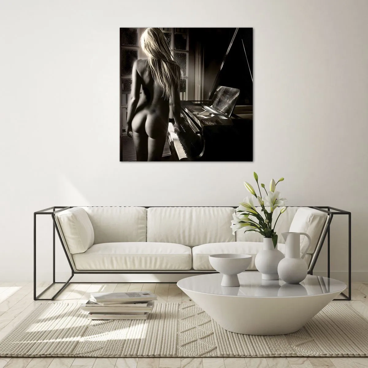 Glass picture - Perfect Evening Harmony - 60x60 cm