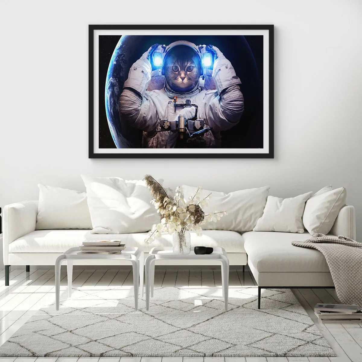 Poster in black frame - Houston, You've Got a Problem - 70x50 cm