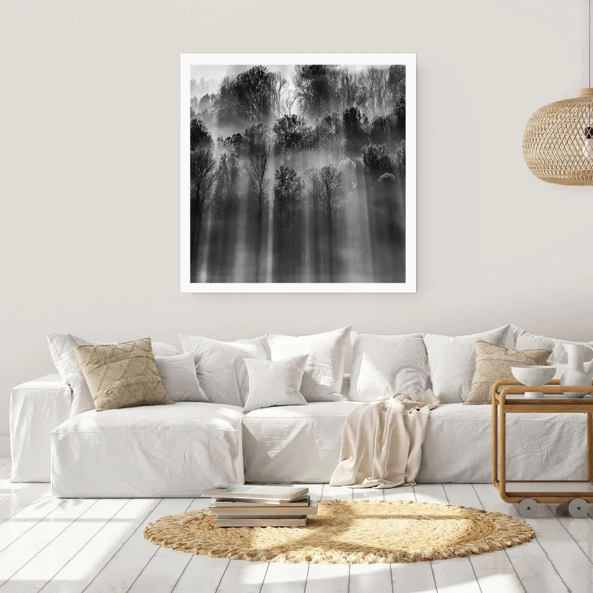 Poster - In the Streams of Light - 40x40 cm