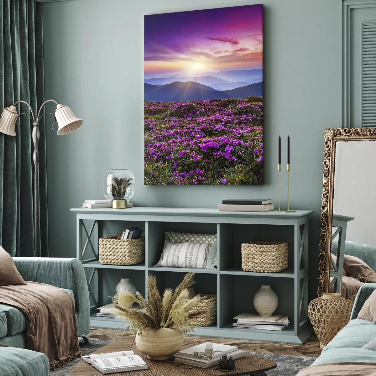 Canvas picture - Smells Strongly of Herbs - 45x80 cm