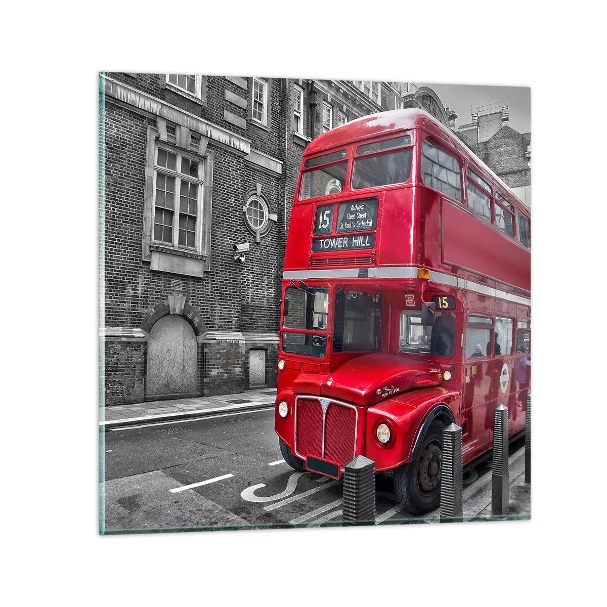 Glass picture - Always the Same - 40x40 cm