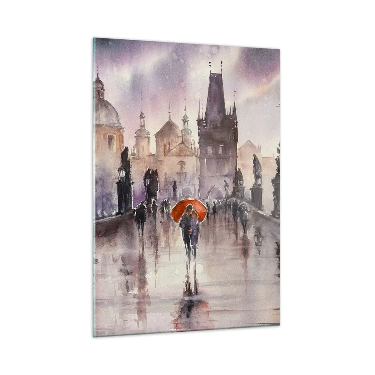 Glass picture - Peaople Don't Change - 50x70 cm