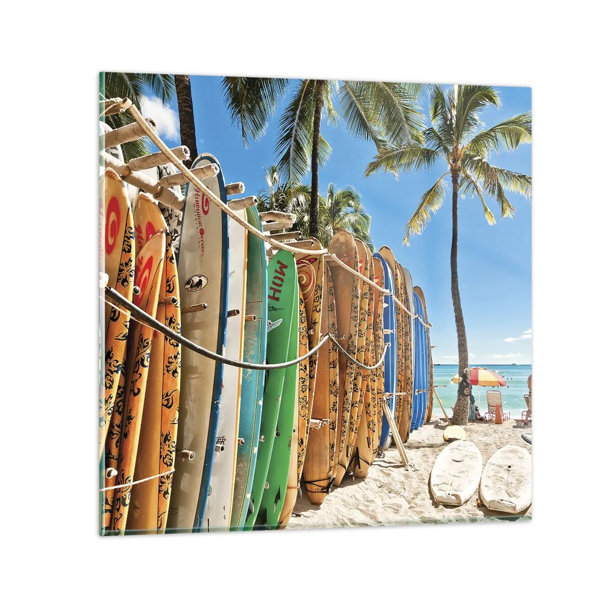 Glass picture - Sunny Fun - 70x70 cm