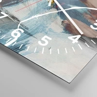 Clock face with numbers