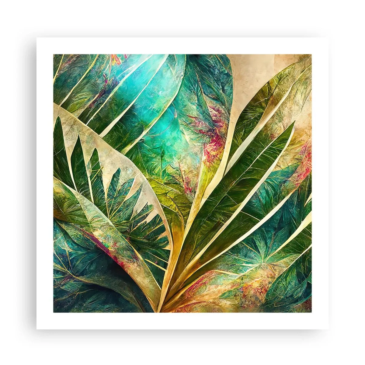 Poster - Colours of the Tropics - 60x60 cm