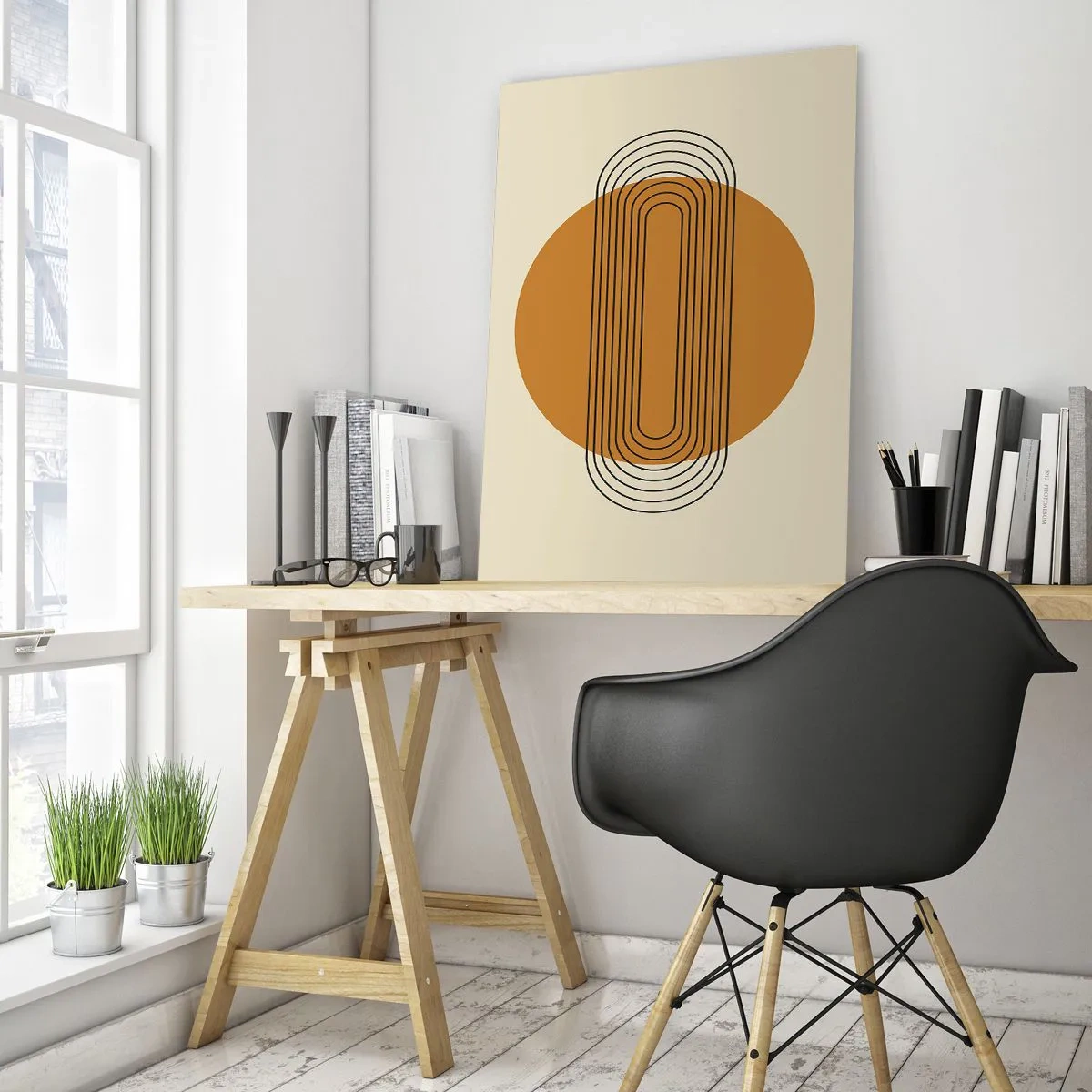 Glass picture - Perfect Plan - 50x70 cm