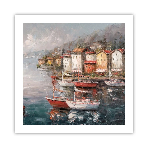 Poster - Romantic Marina - 50x50 cm