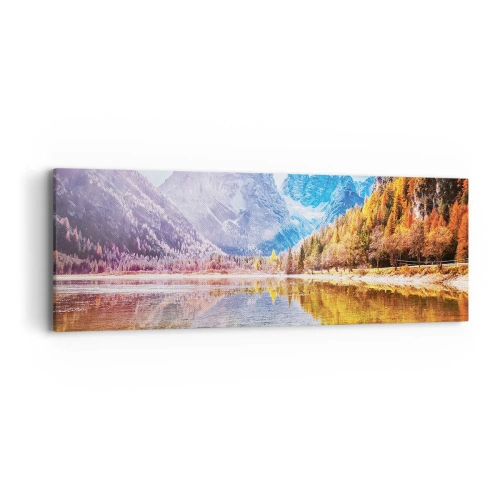 Canvas picture - It's Autumn in the Mountains - 90x30 cm