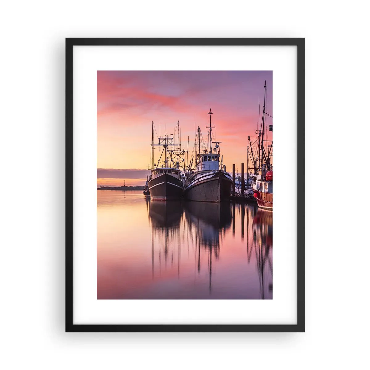 Poster in black frame - Before Dawn - 40x50 cm
