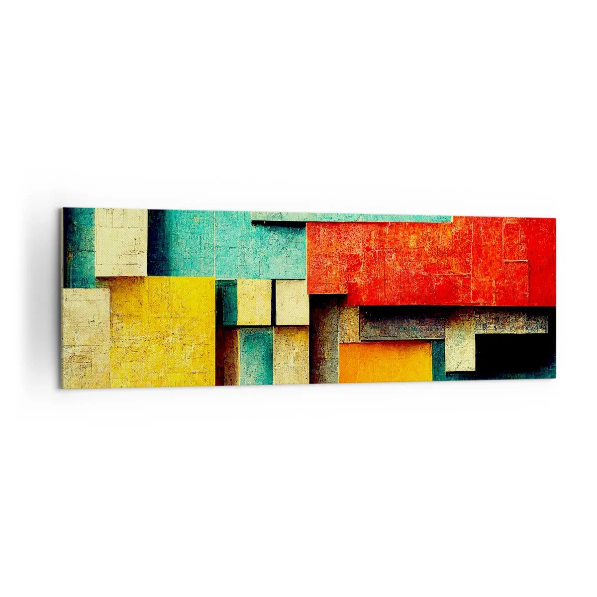 Canvas picture - Festival of Right Angles - 160x50 cm