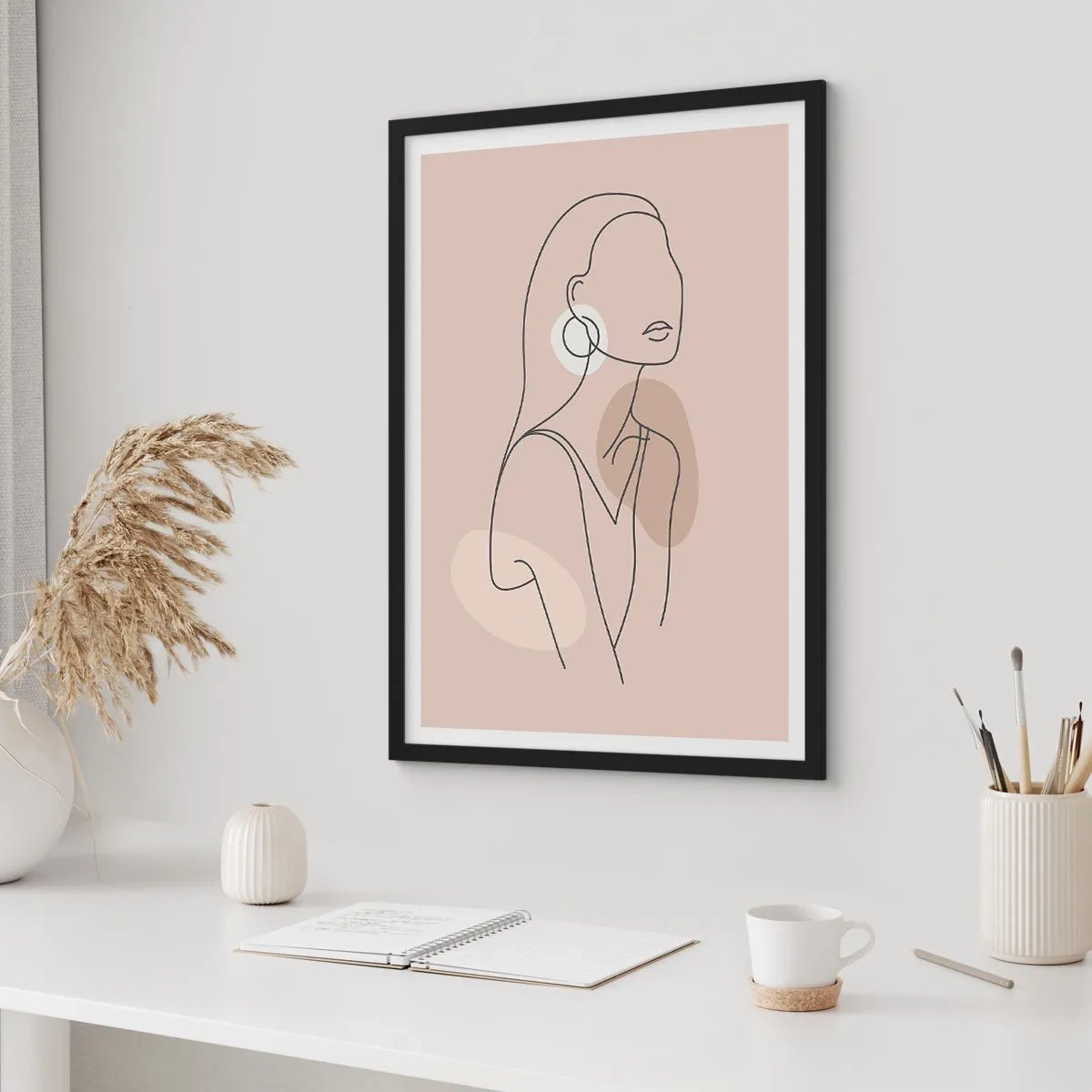 Poster in black frame - Icon of Girlhood - 70x100 cm