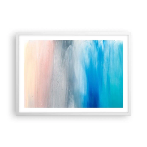 Poster in white frmae - Elements: Air - 70x50 cm